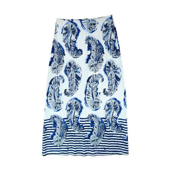 Tommy Bahama Skirt Womens‎ Small/P Maxi Paisley Sun Summer - Picture 2 of 5